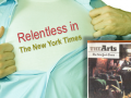 relentless aaron new york times front page article