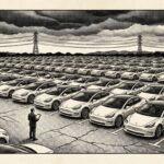 Tesla Has 50,000 Unsold Cars Sitting in a Lot. And You’re Being    Told the EV Revolution Is Fine.