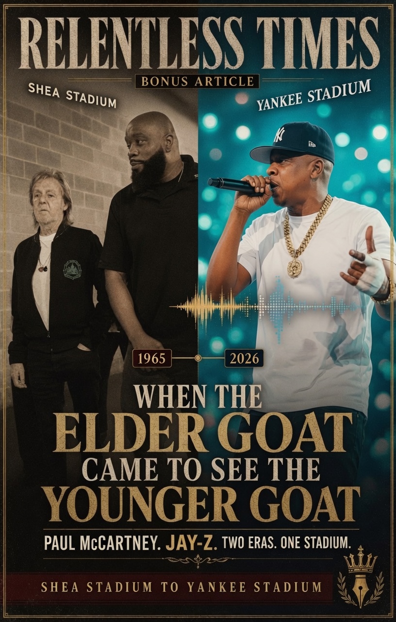 When the Elder GOAT Came to See the Younger GOAT